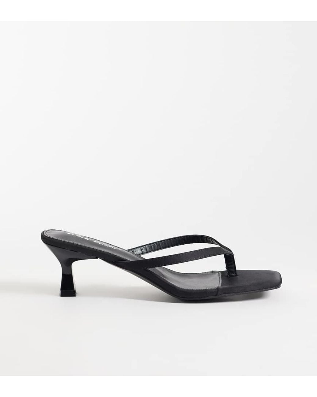 Public Desire Multicolor Everlast Kitten Heel Thong Sandals