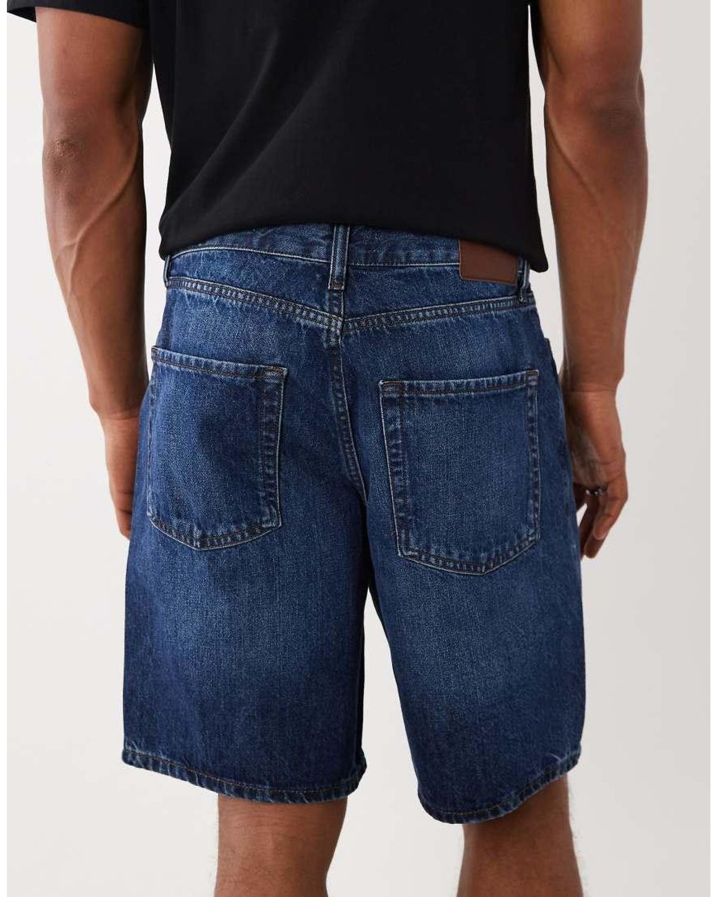 Pantaloncini Comodi di Mango in Blue da Uomo