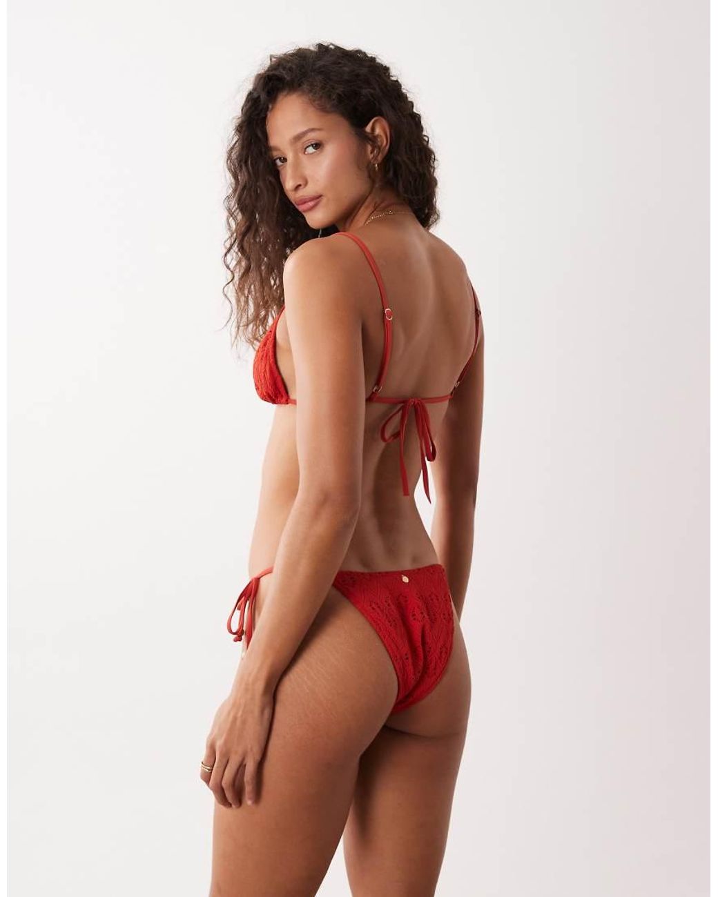 Rhythm Red Gigi Tieside Bikini Bottom