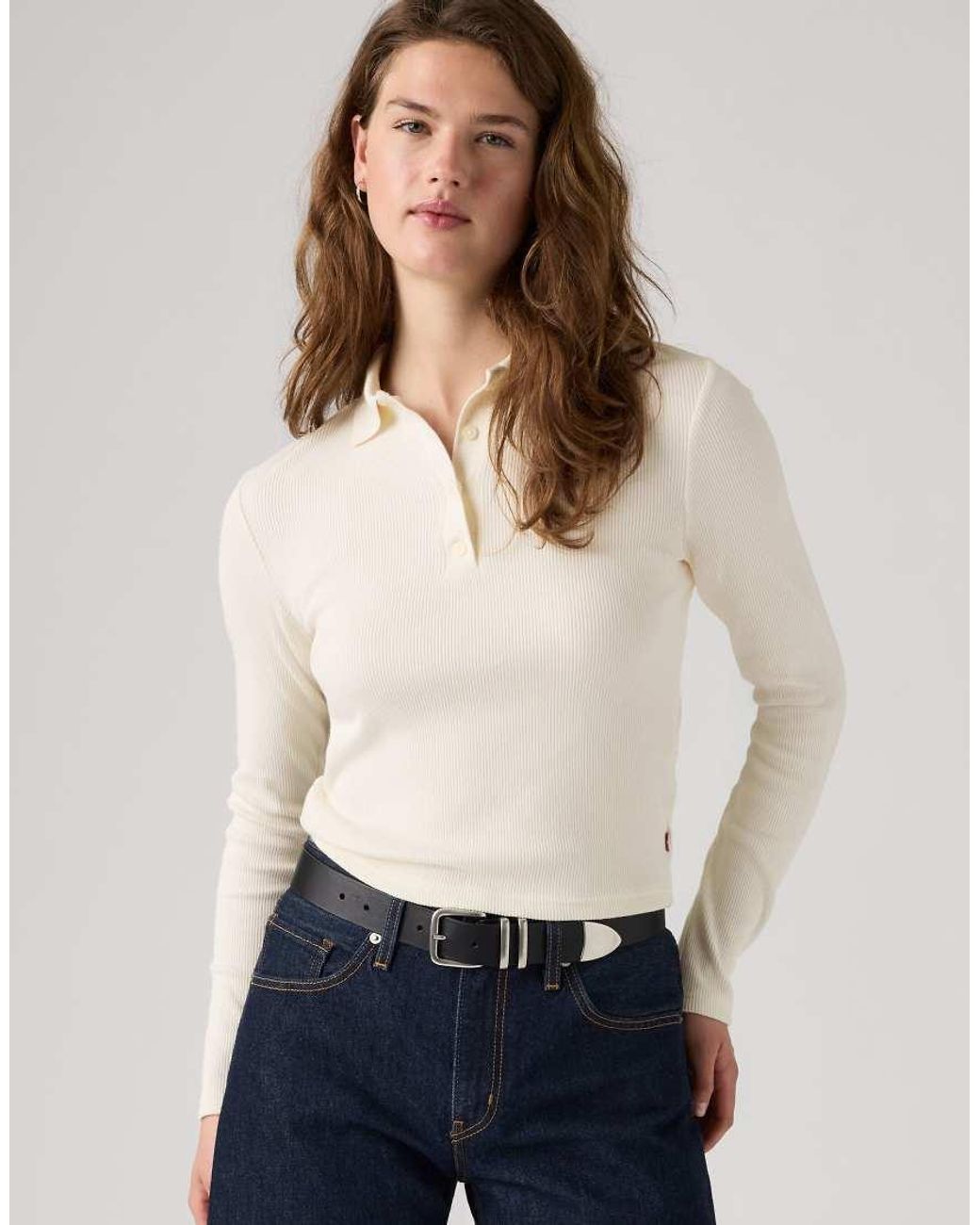 Levi's Blue Rory Long-Sleeve Polo