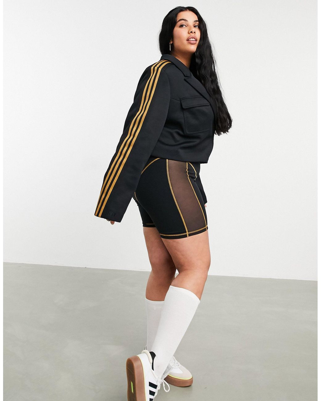 Synthetic Adidas X Plus Cropped Blazer 
