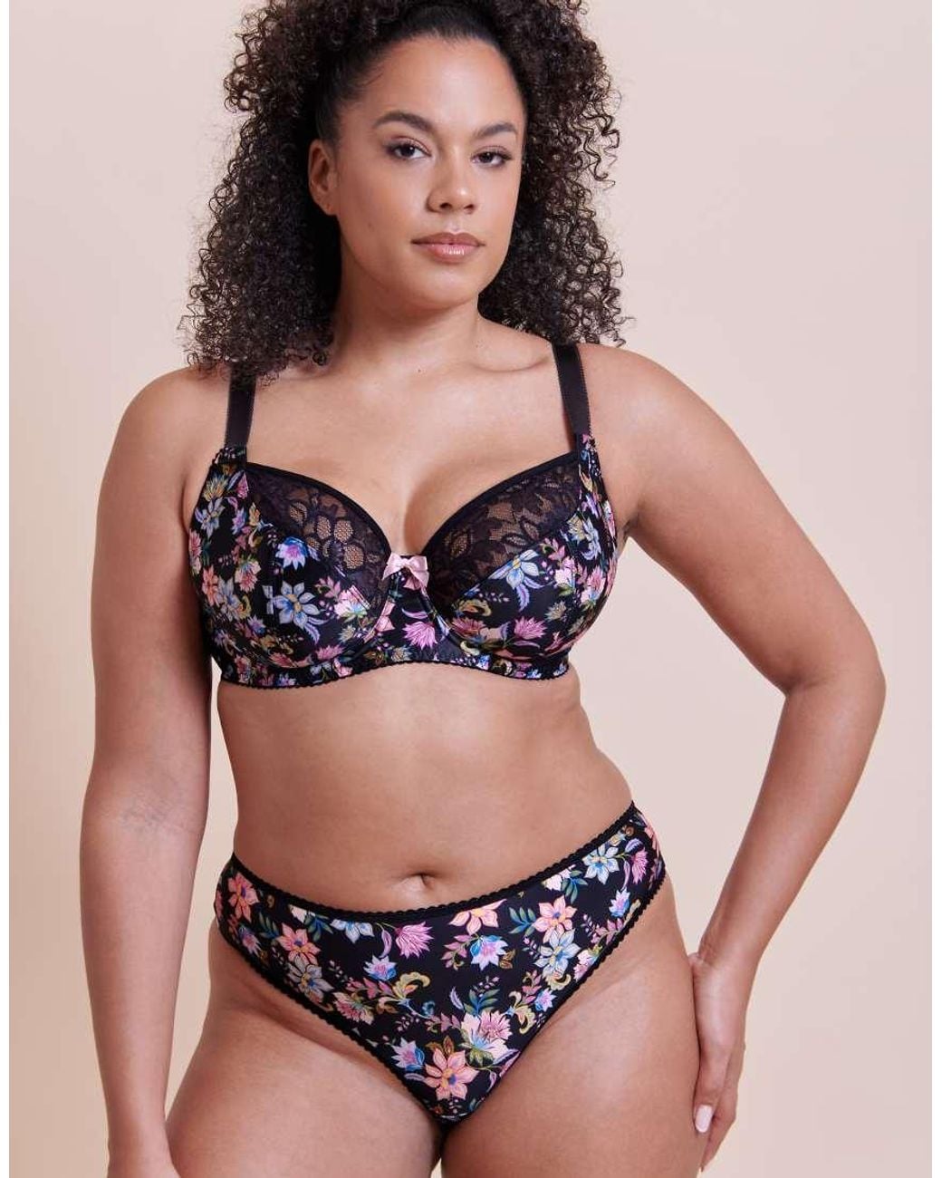 Curvy Kate Multicolor Spellbound Brazilian Brief Fuller Bust