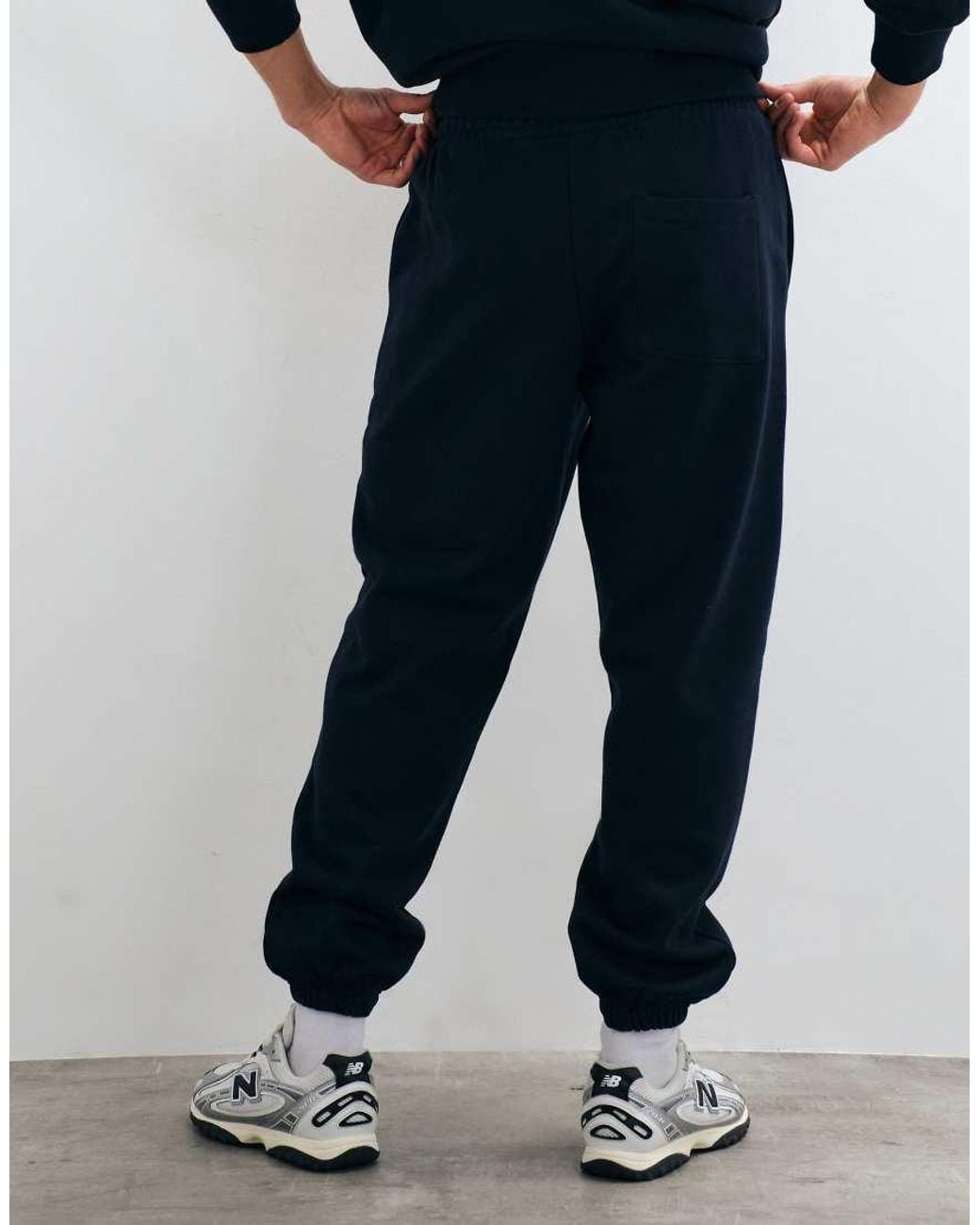 ASOS Blue Premium Heavyweight Cuffed jogger With Print for men