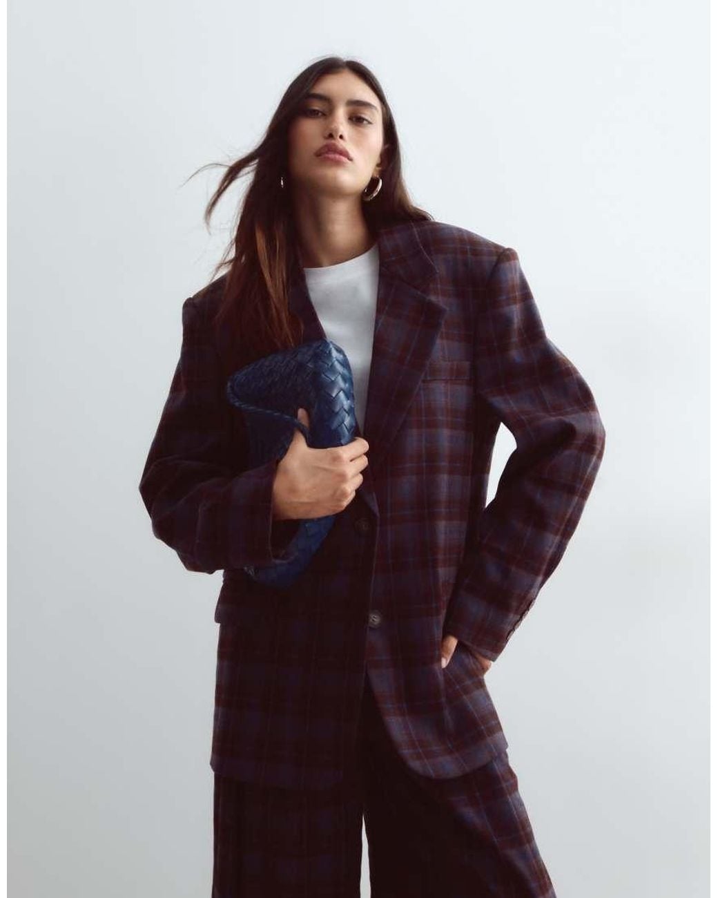 ARRANGE Multicolor Oversized Single Breasted Blazer Co-Ord