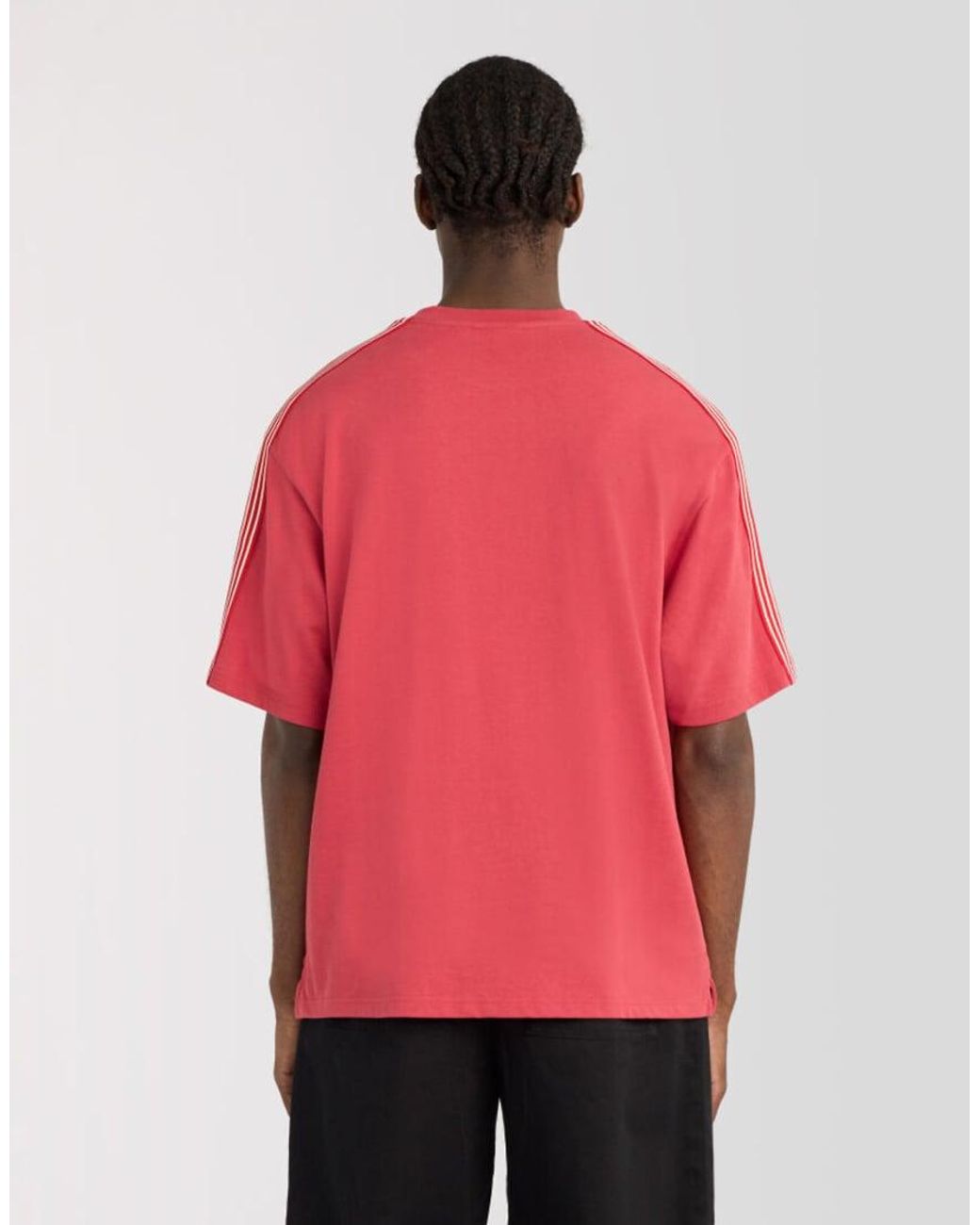 Lyle & Scott Red Ls T-Shirt Stripe Taped T-Shirt for men