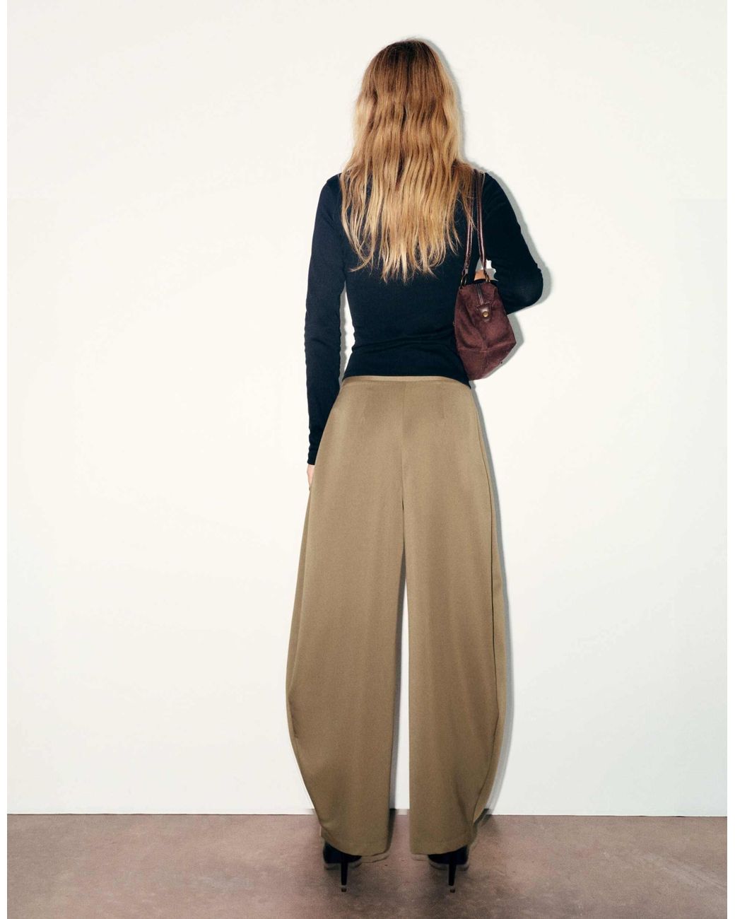 Pull&Bear White Elegante hose mit abnähern