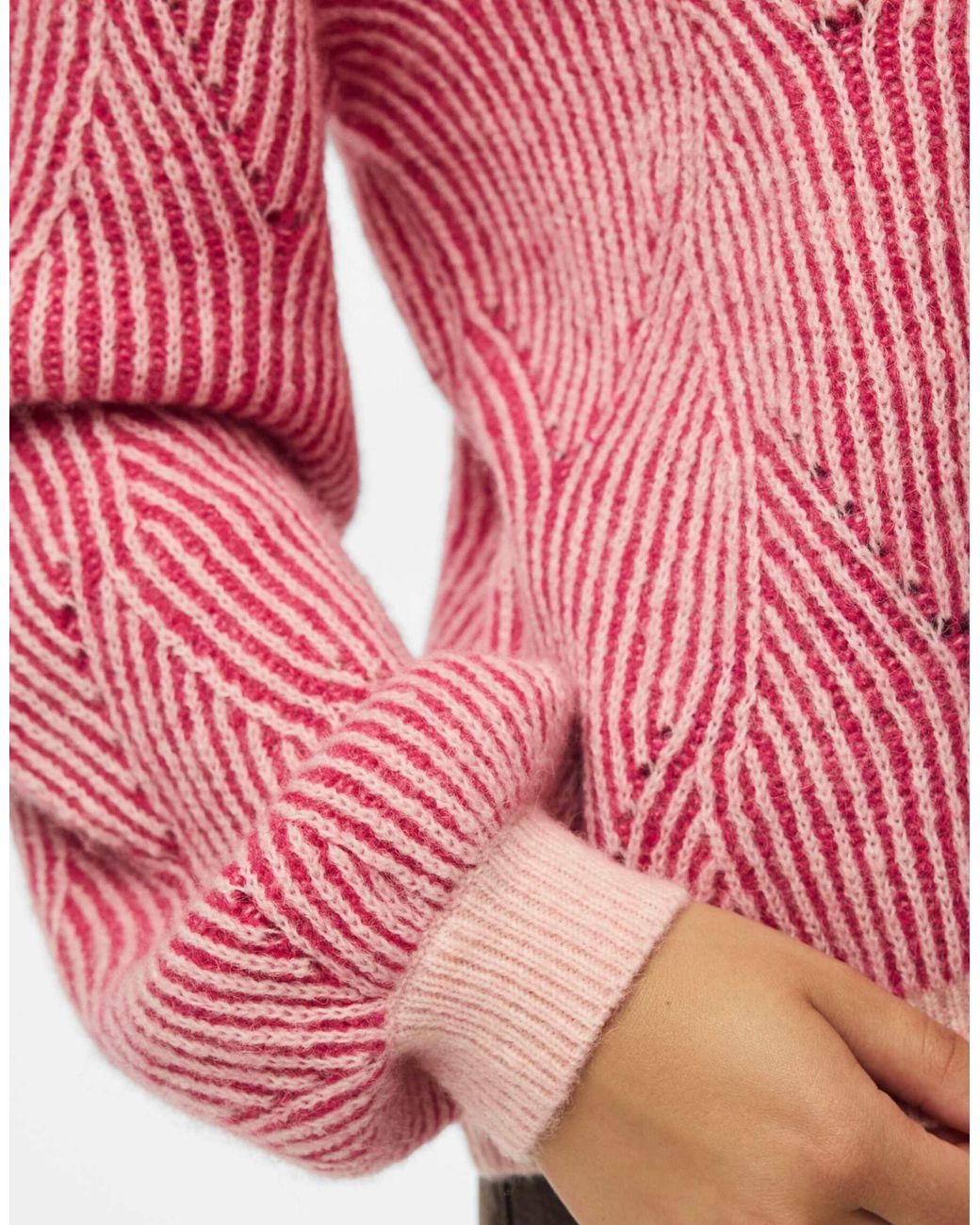 Pieces Pink – strickpullover