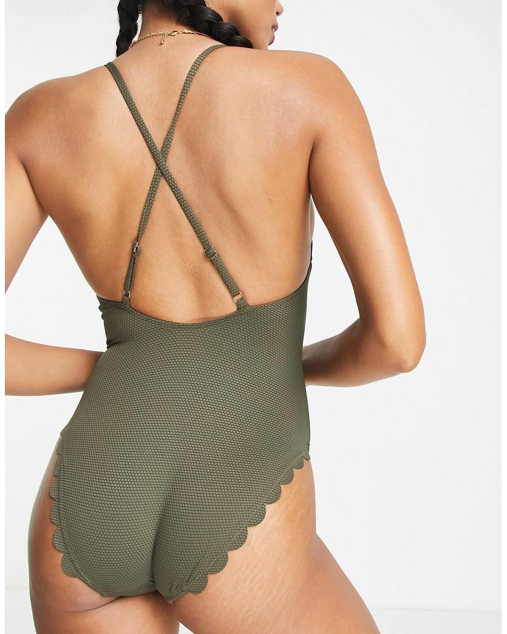 Accessorize Green – badeanzug