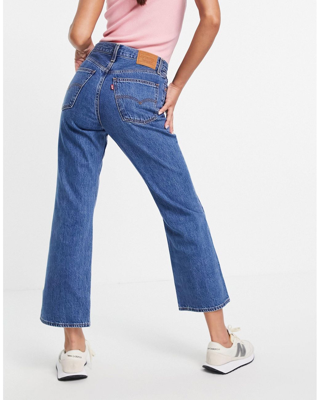 Levi's Math Club Flared Jeans in Blue | Lyst