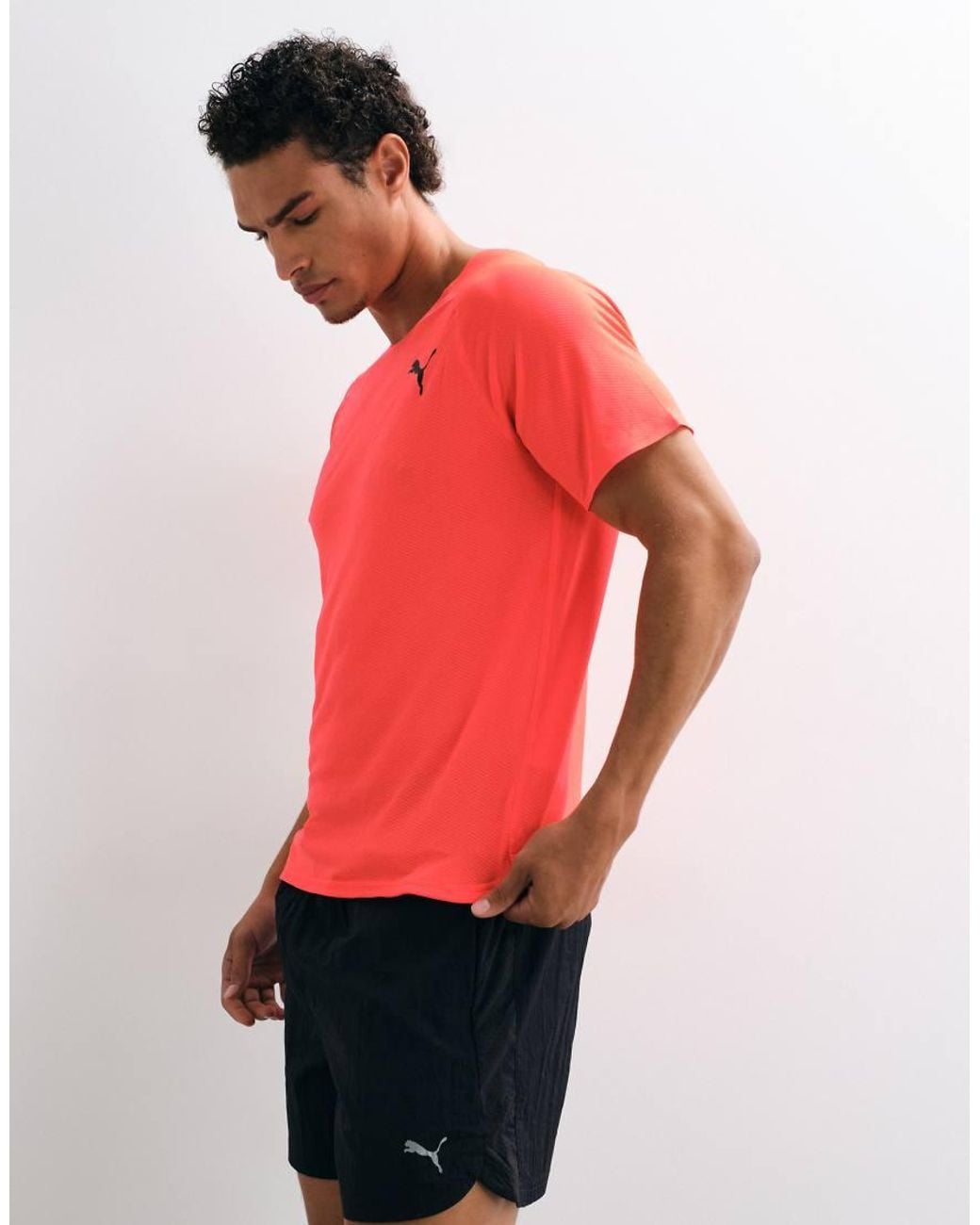 PUMA Red Lightspeed Running Tee for men