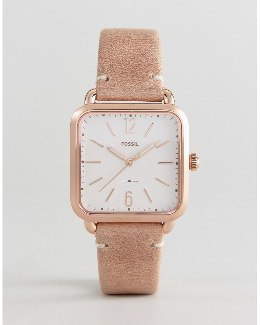 Fossil Es4254 Micah Square Leather 