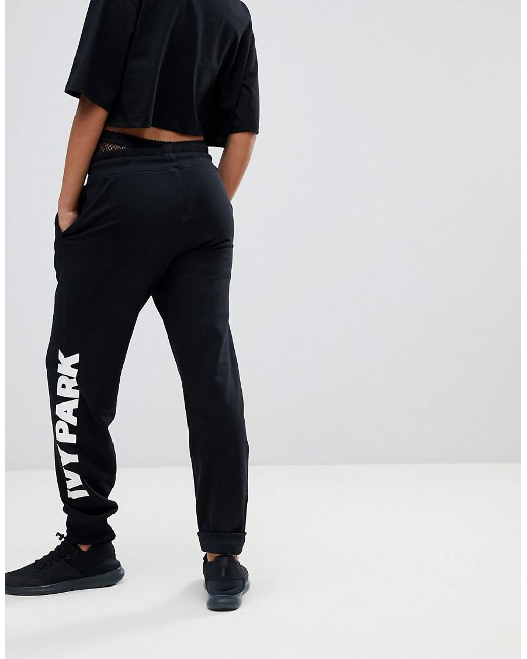 Ivy park cheap grey joggers
