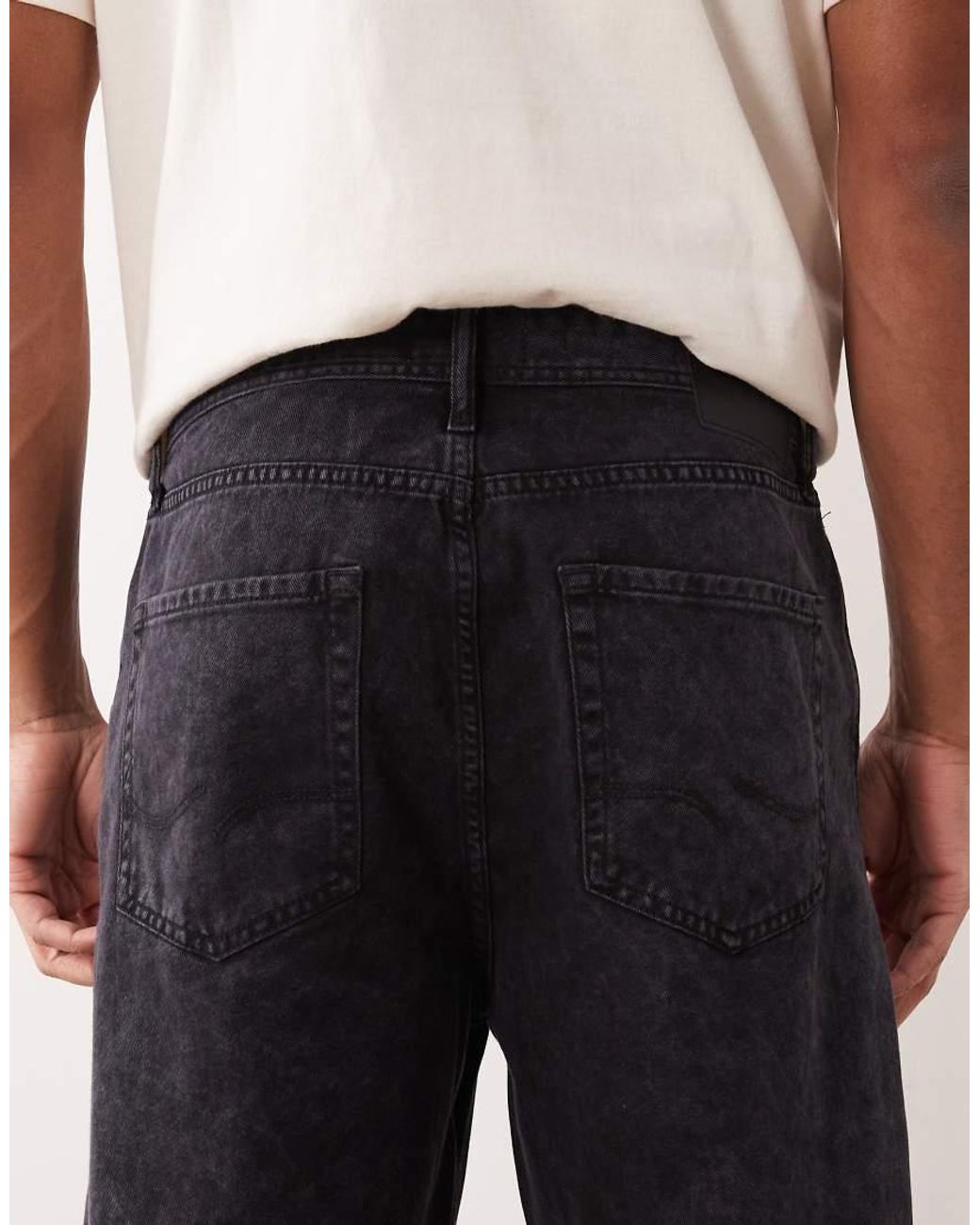 Jack & Jones White Alex baggy Fit Jeans for men
