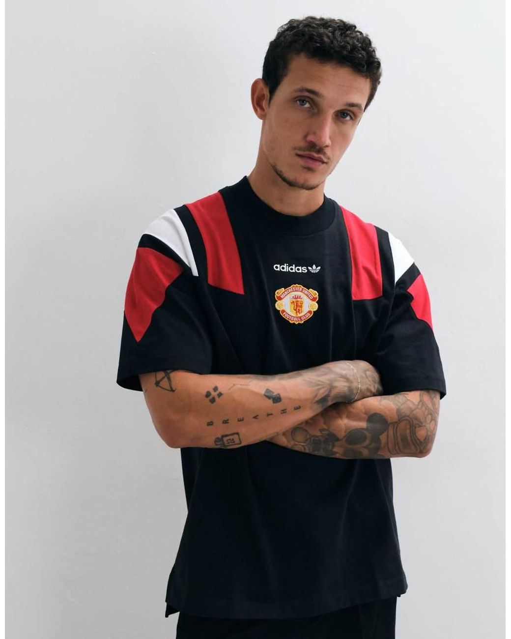 Adidas Originals Blue Adidas Football Manchester United 26/27 Eqt Jersey for men