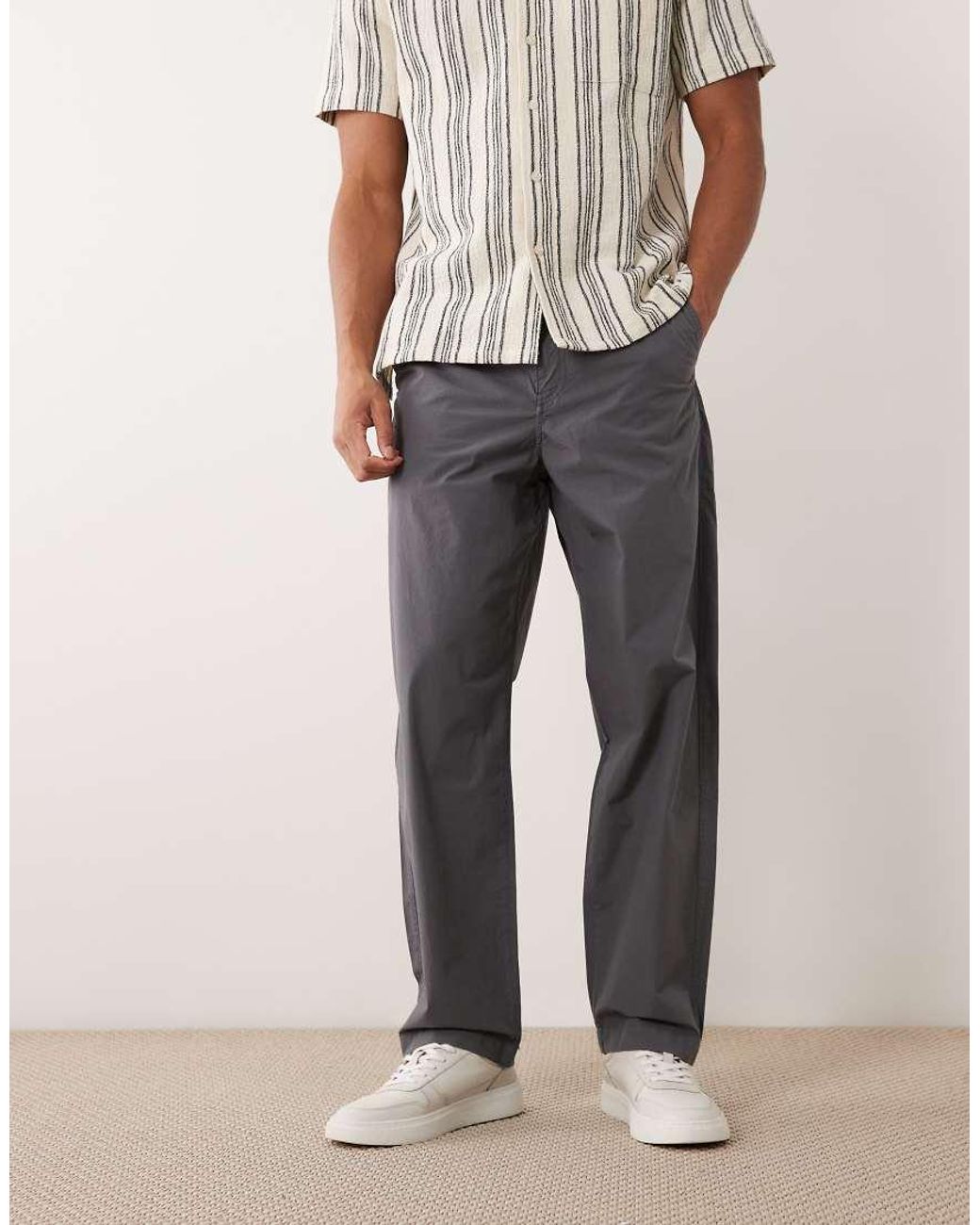 Paul Smith Natural Drawstring Trousers for men