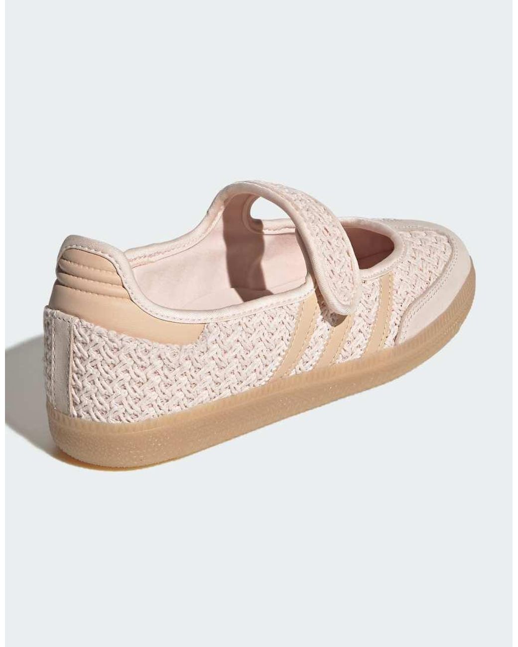 Adidas Originals Pink Samba Mary Jane Flats