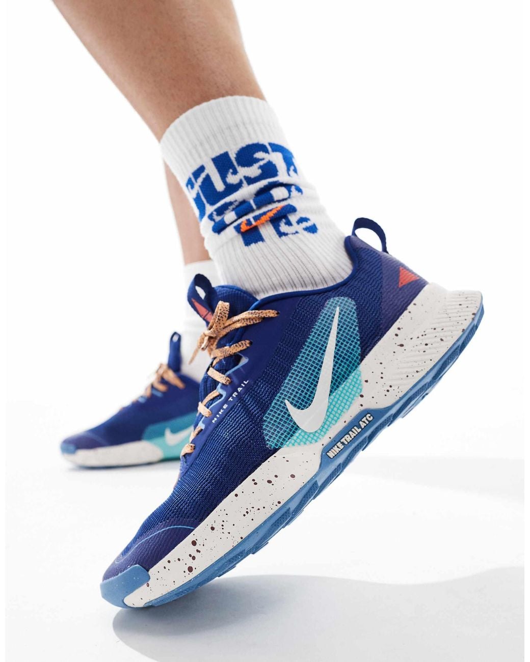 Nike Blue Juniper Trail 3 Trainers for men