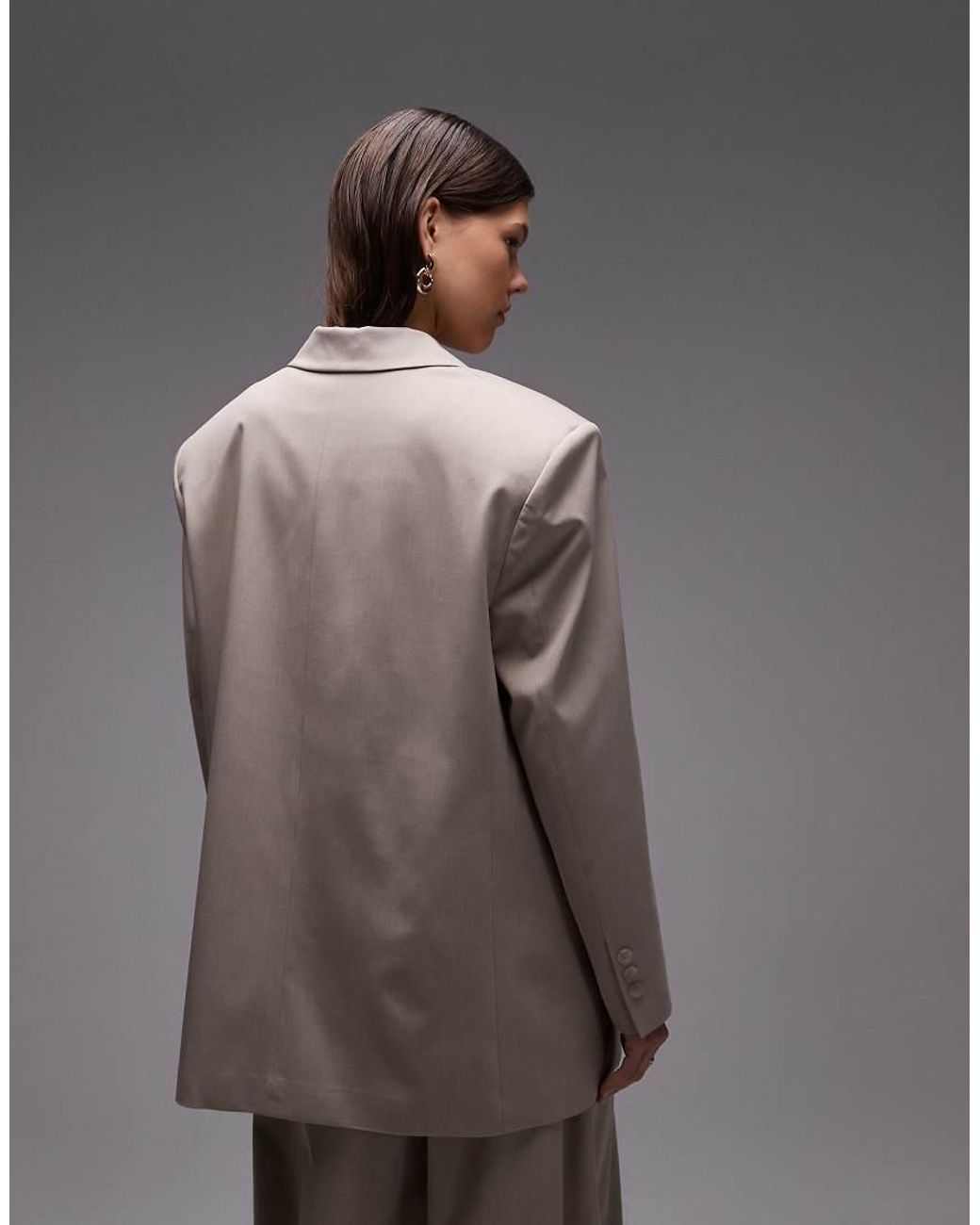 ASOS Gray Ultimate Oversized Blazer