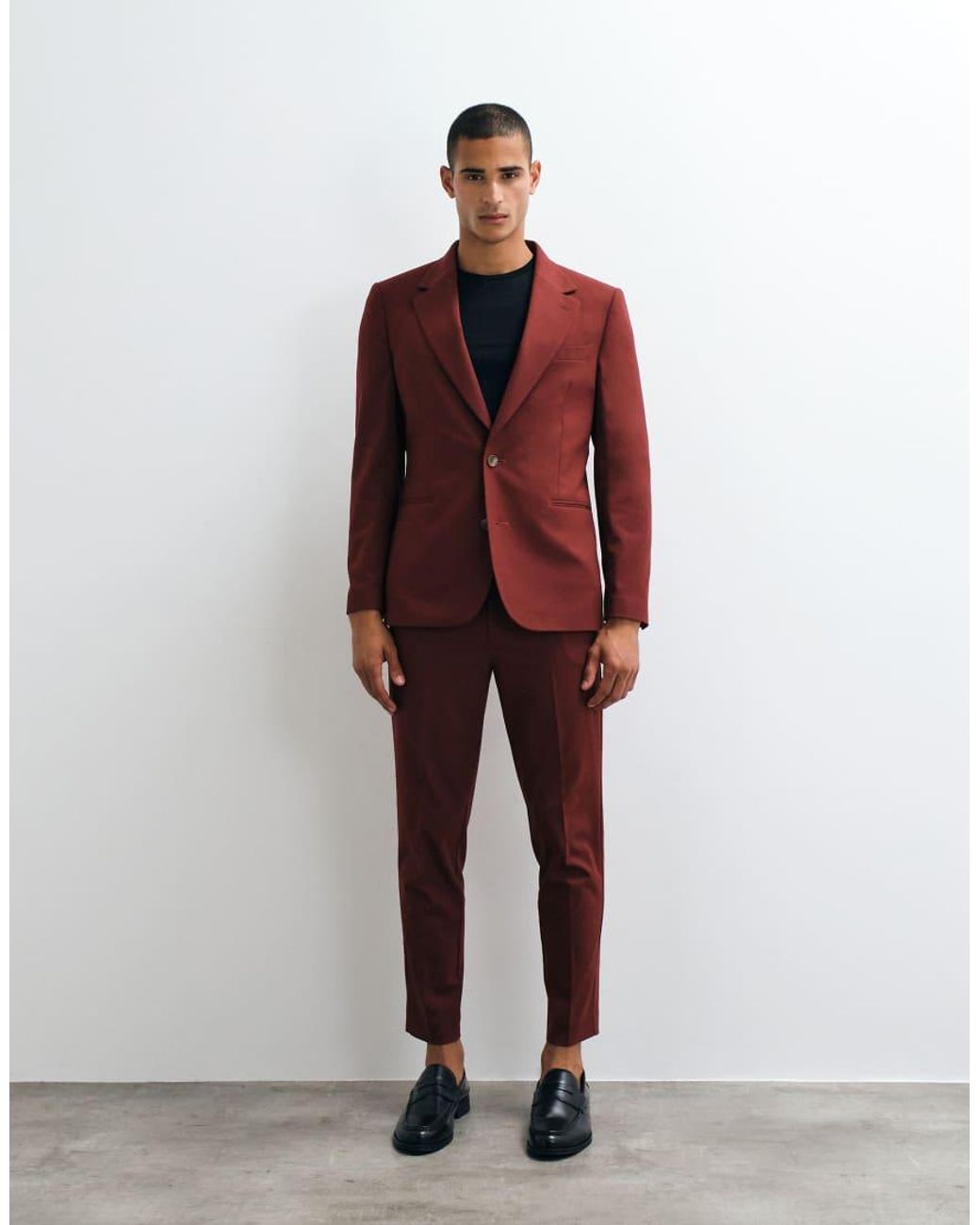 ASOS Red Slim Suit Blazer for men