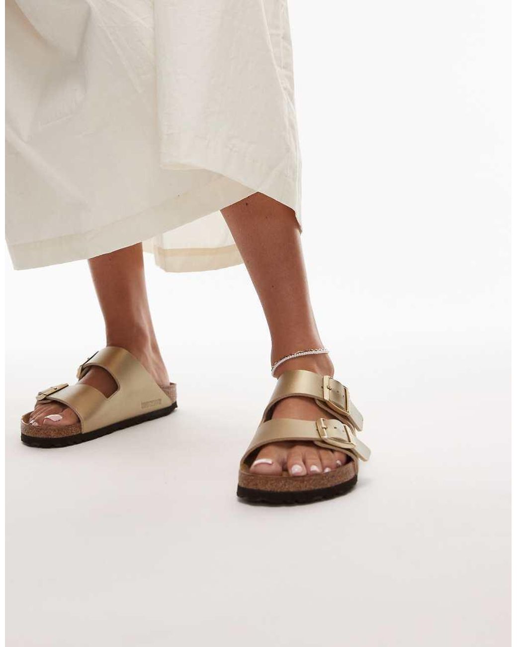 Birkenstock Natural Arizona Birko-flor Sandals