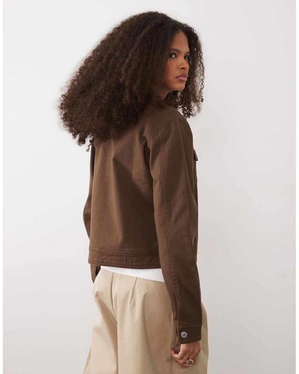 Threadbare Brown Denim Jacket