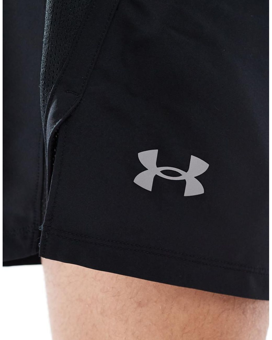 Under Armour Blue Launch 5 Inch Shorts for men