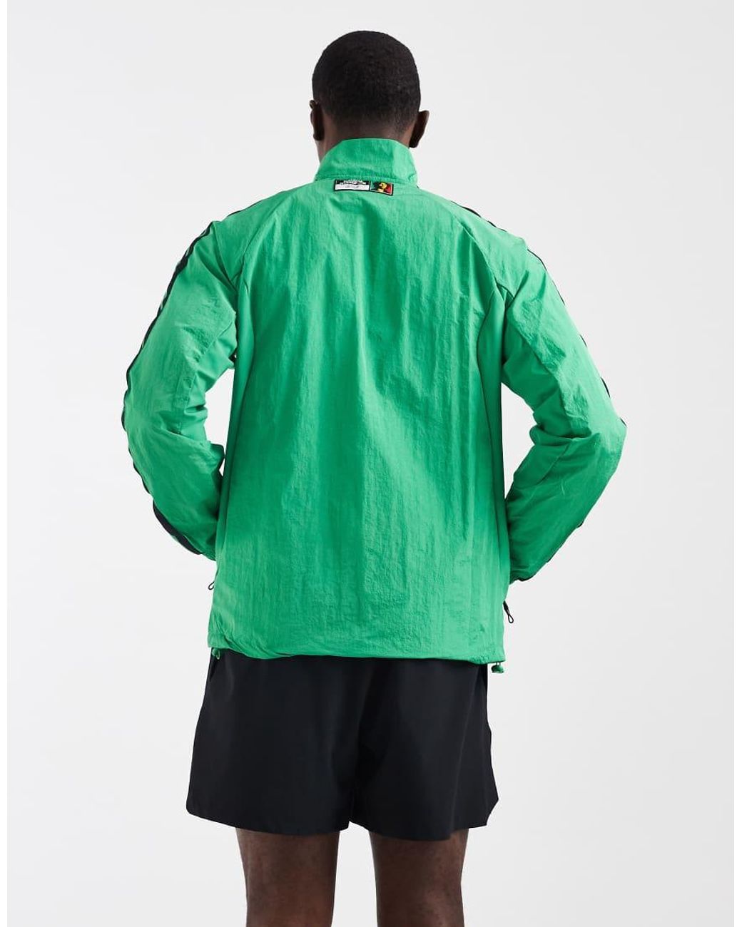 Adidas Originals Green Jamaica X Bob Marley Home Anthem Jacket for men