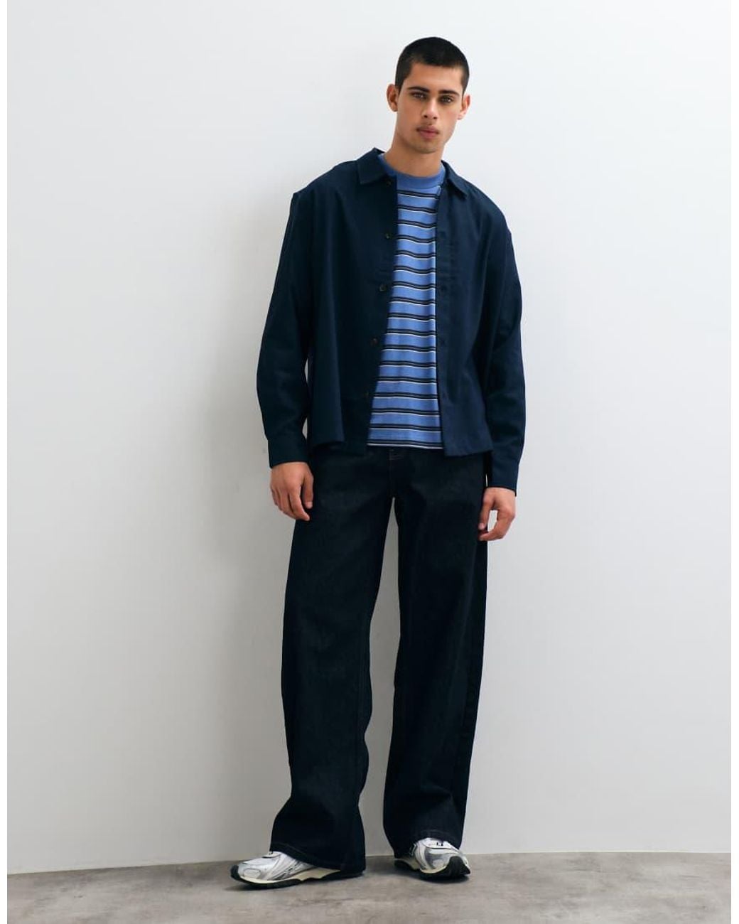 Only & Sons Blue Relaxed Fit Shirt for men