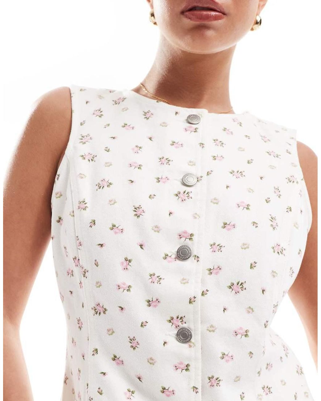 Gilet di Threadbare in White