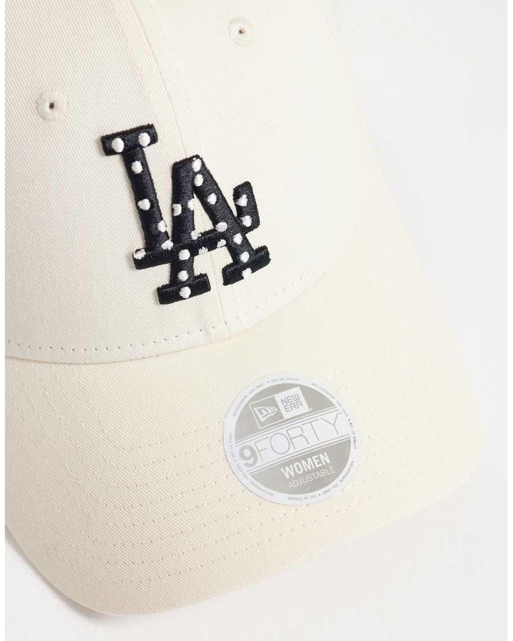 KTZ Natural Ny Yankees 9Forty Polka Dot Logo Infill Cap
