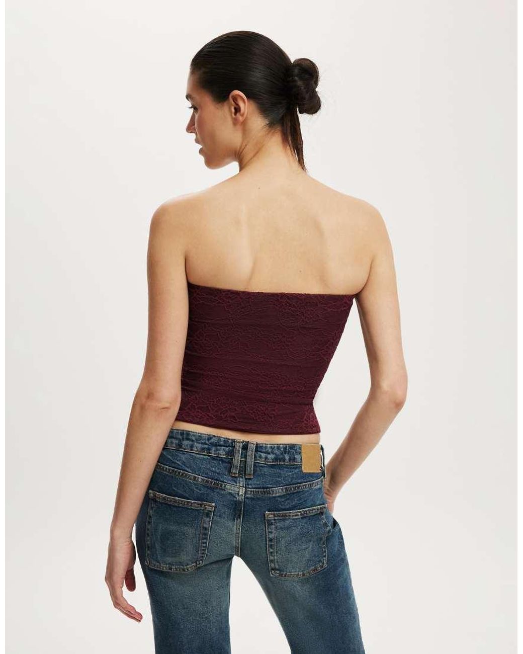 Cotton On Blue Cara Corset Bandeau