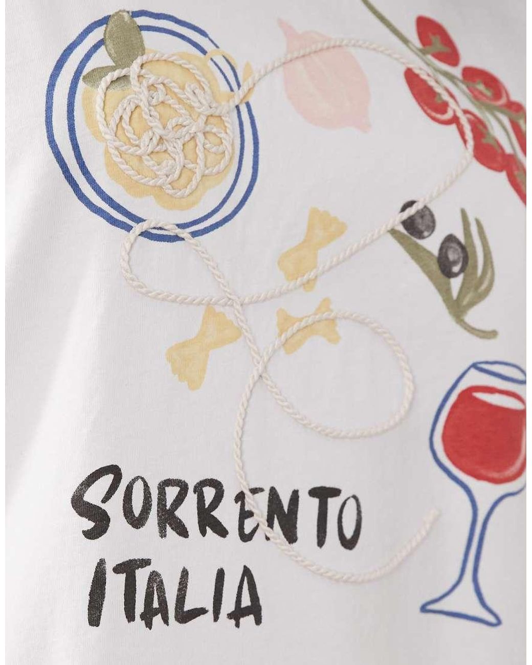 Abercrombie & Fitch Brown Oversized 'sorrento' Graphic T-shirt