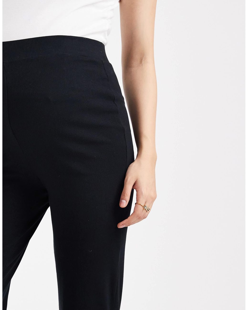 Curated visual reference: Gallery Detail: Mama Licious Mamalicious Maternity Heavy Ribbed Wide Leg Trousers In