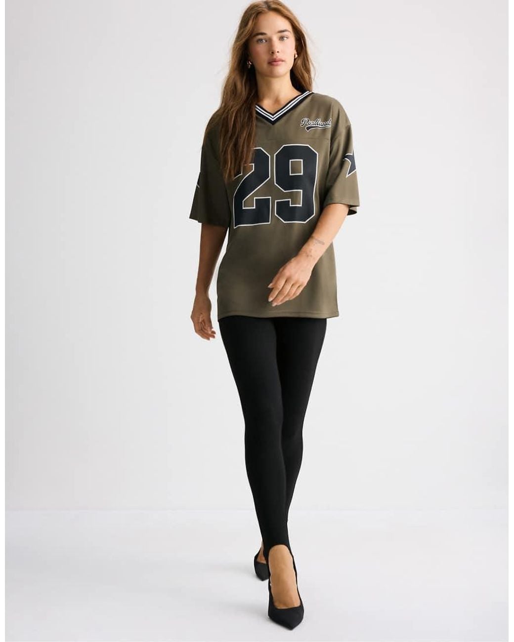 Stradivarius Black Leggings