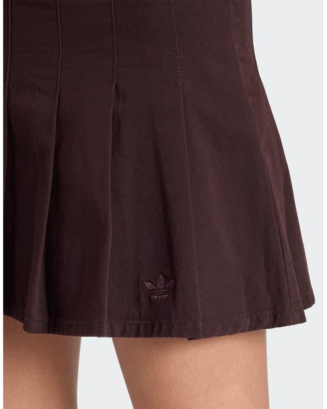 Adidas Originals Multicolor Twill Pleated Skirt