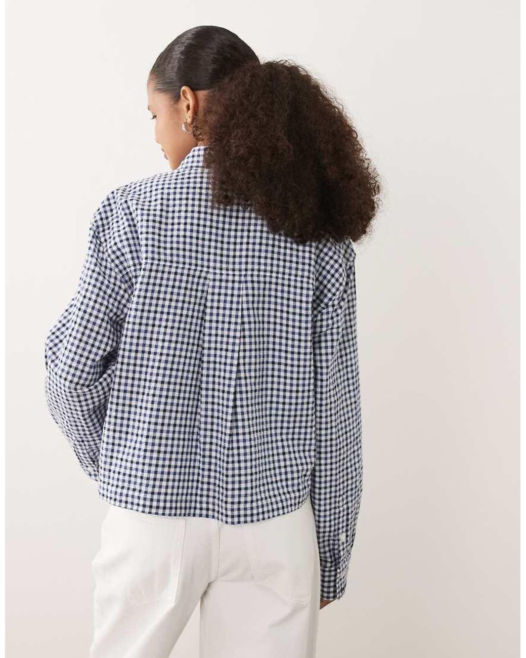 Barbour Gray Ashwell Long Sleeve Gingham Shirt