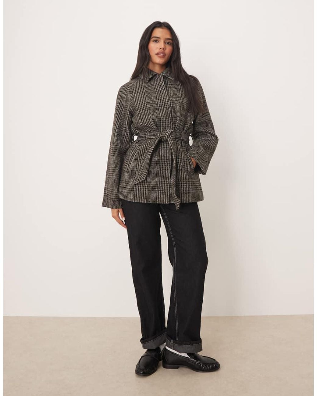 Jdy Gray Tie Waist Coat