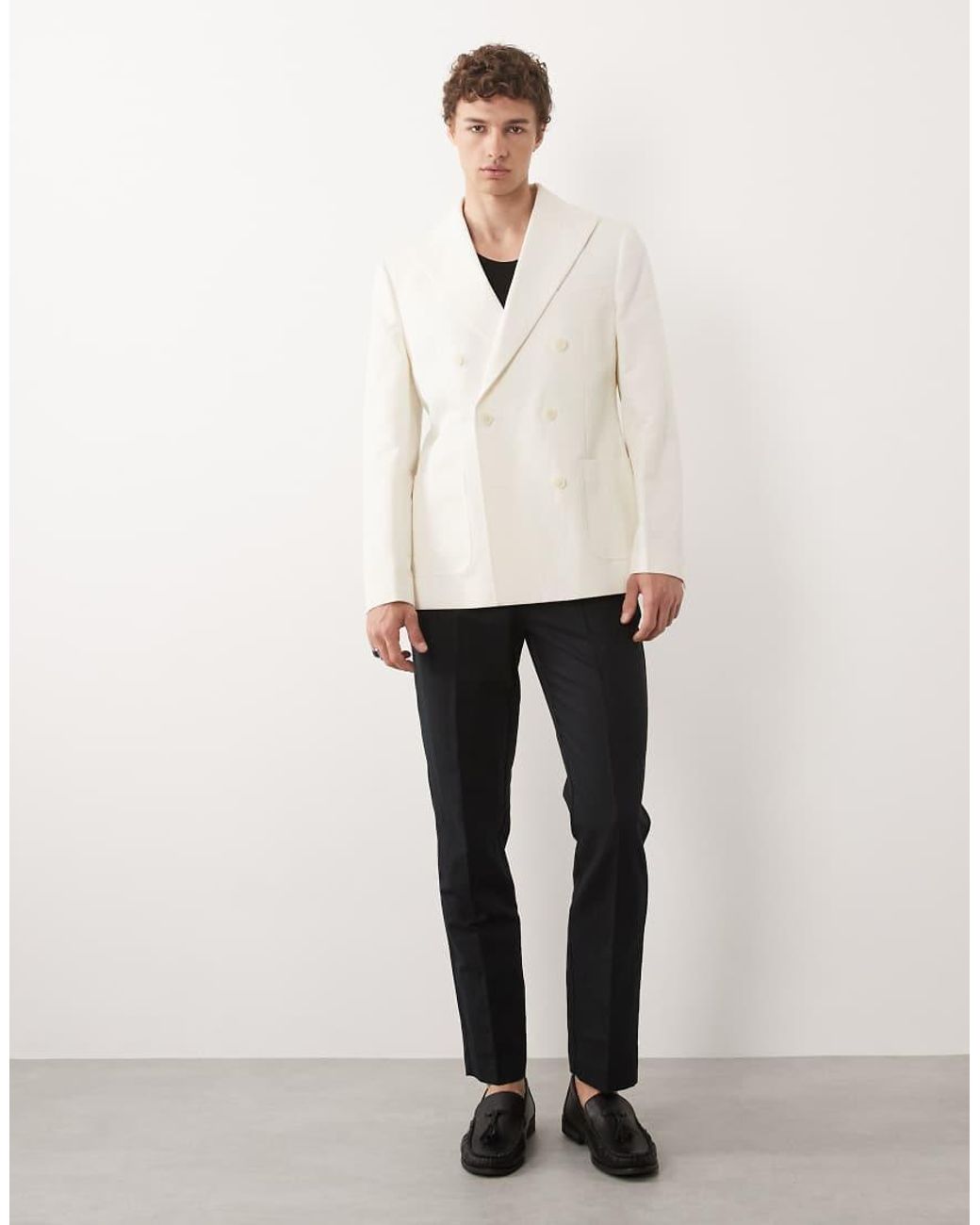 ASOS Mix En Match in het Natural voor heren