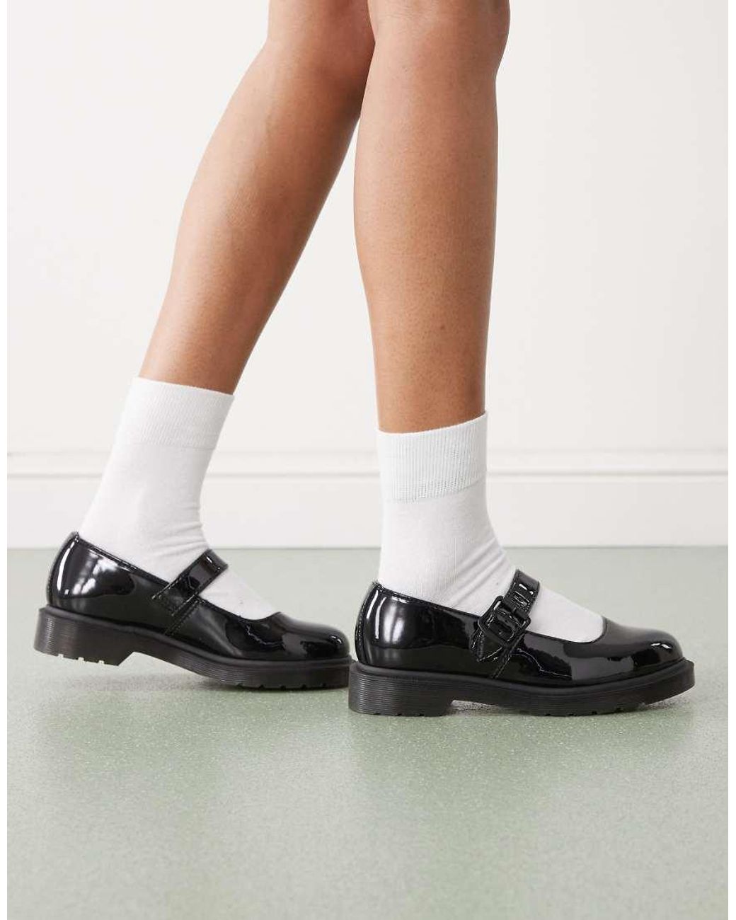 Dr. Martens Black Mariel Patent Shoe