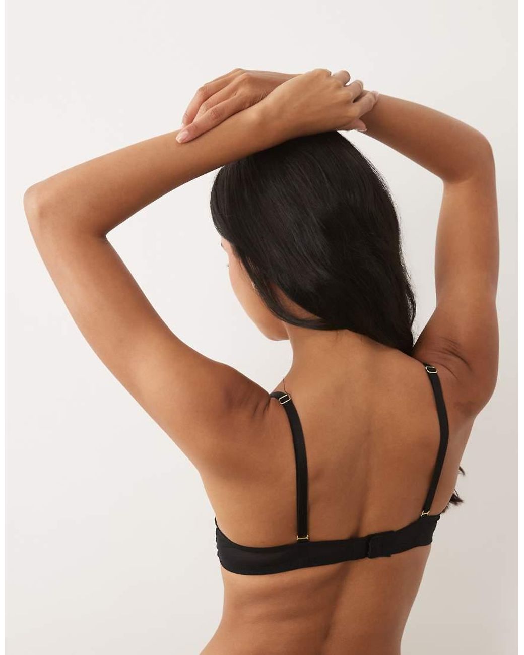 Ann Summers Brown Sexy Lace 2 Pack Padded Plunge Bra