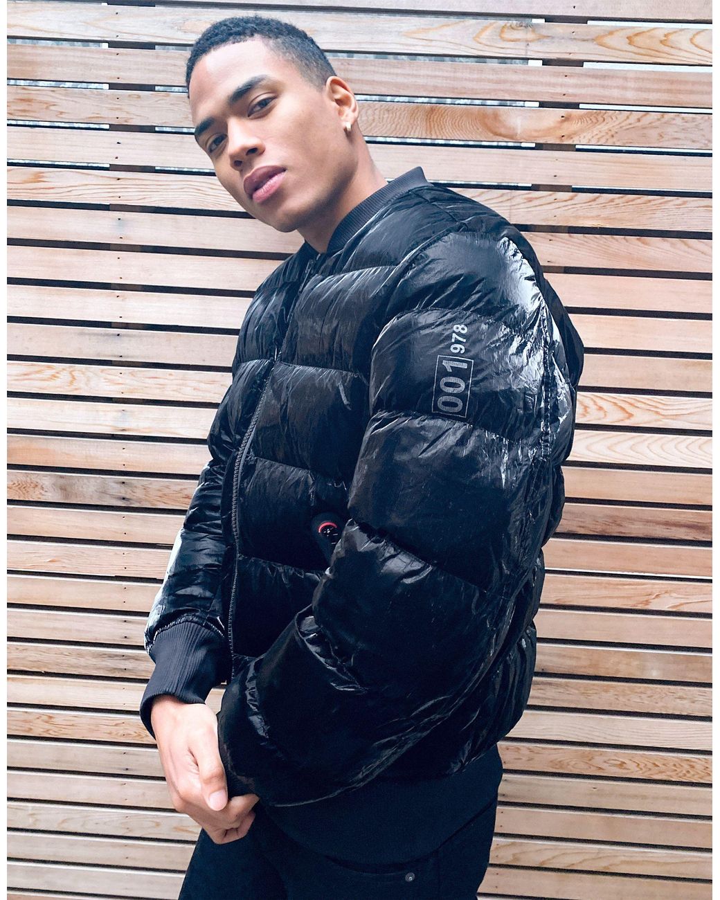 W On A Doudoune brillante DIESEL pour homme en coloris Noir Lyst