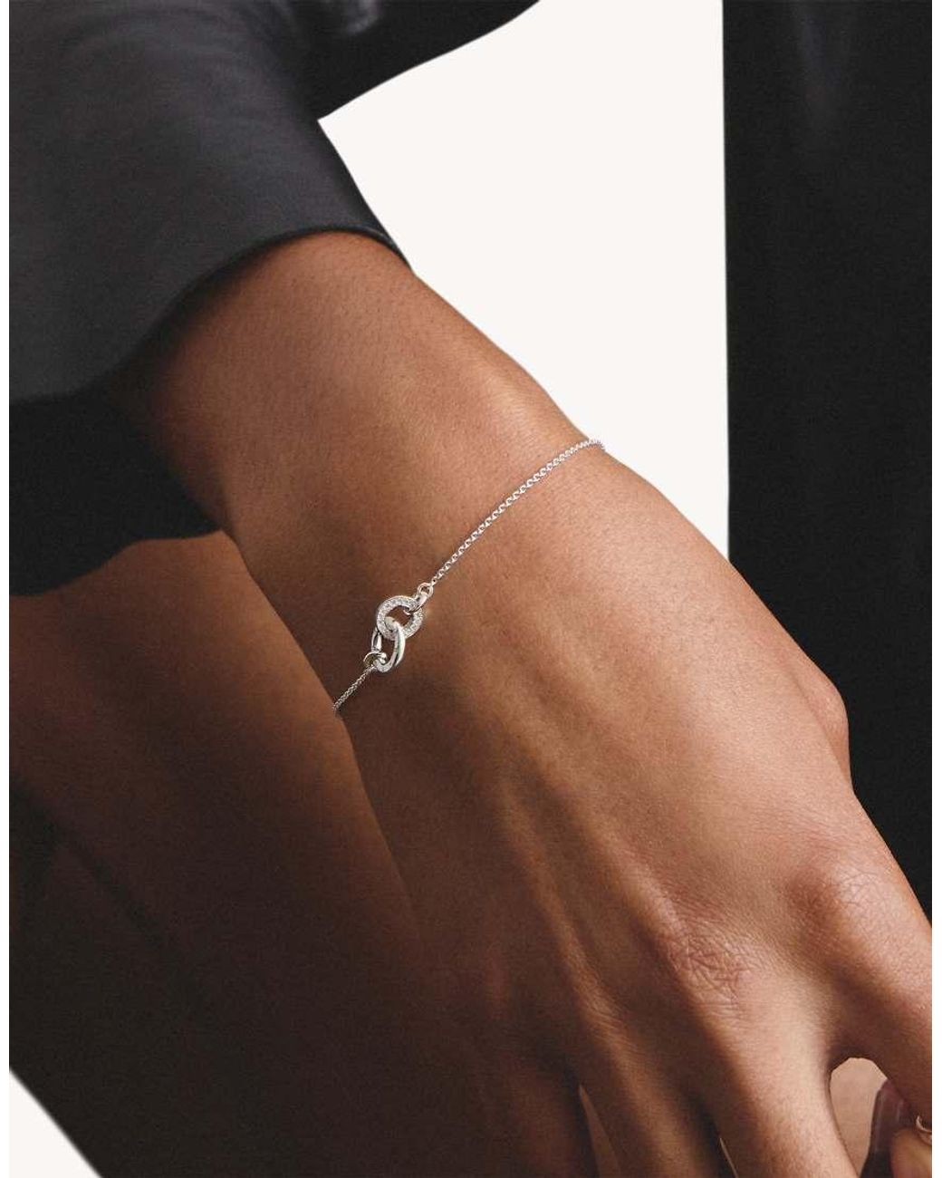 Thomas Sabo Natural Bracelet Together With Zirconia