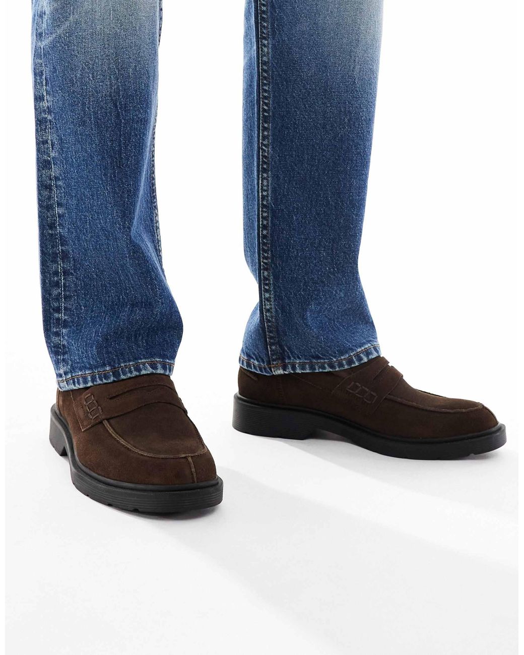Jack & Jones Blue Suede Loafer for men