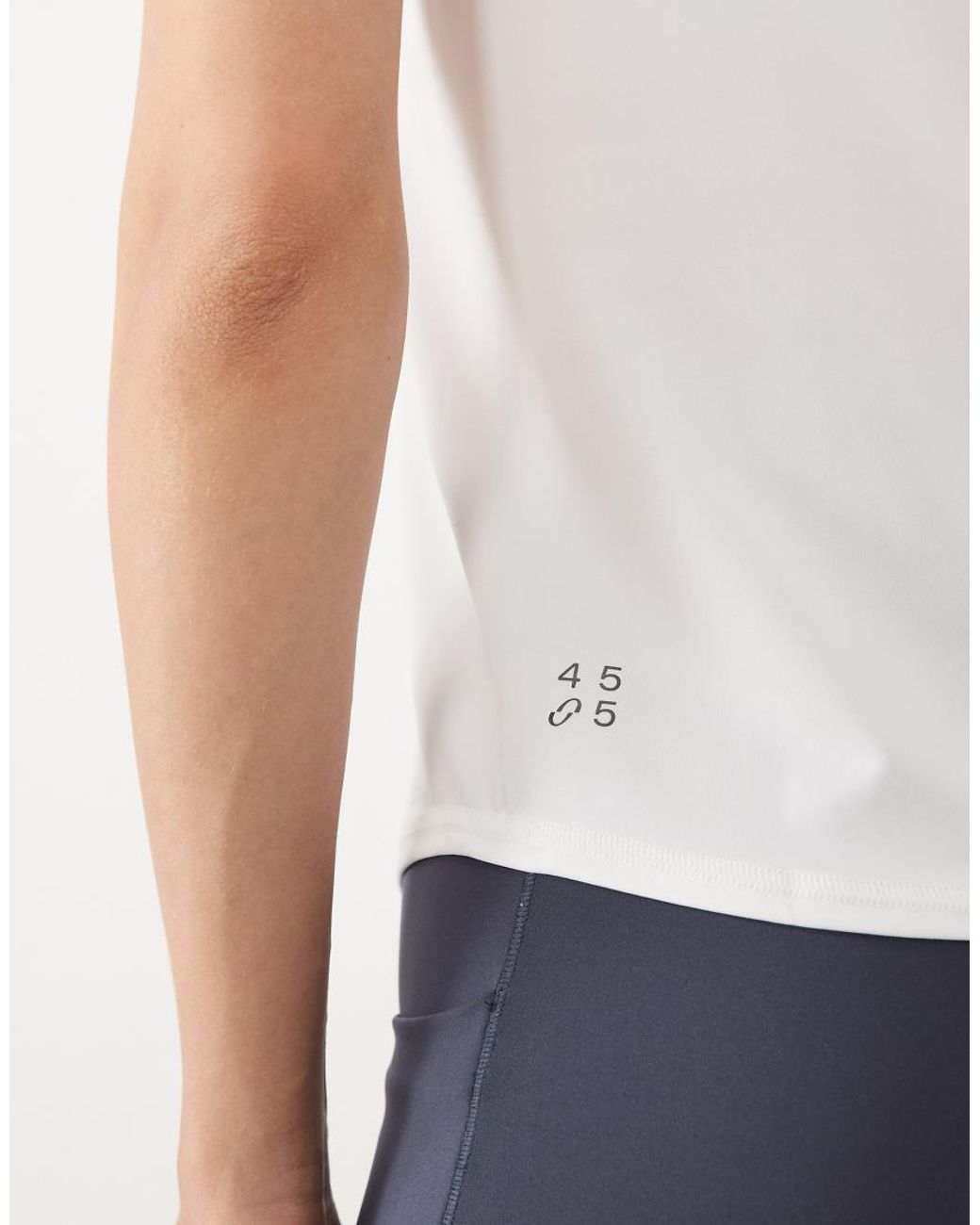4505 White Icon Active Quick Dry Performance T-shirt
