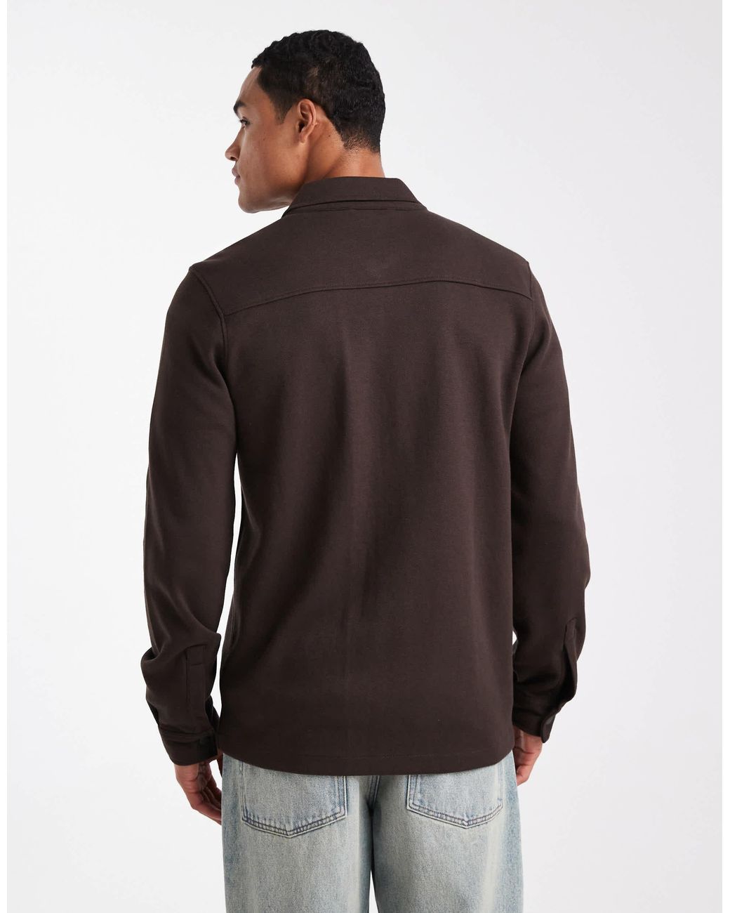 Threadbare – hemdjacke in Black für Herren