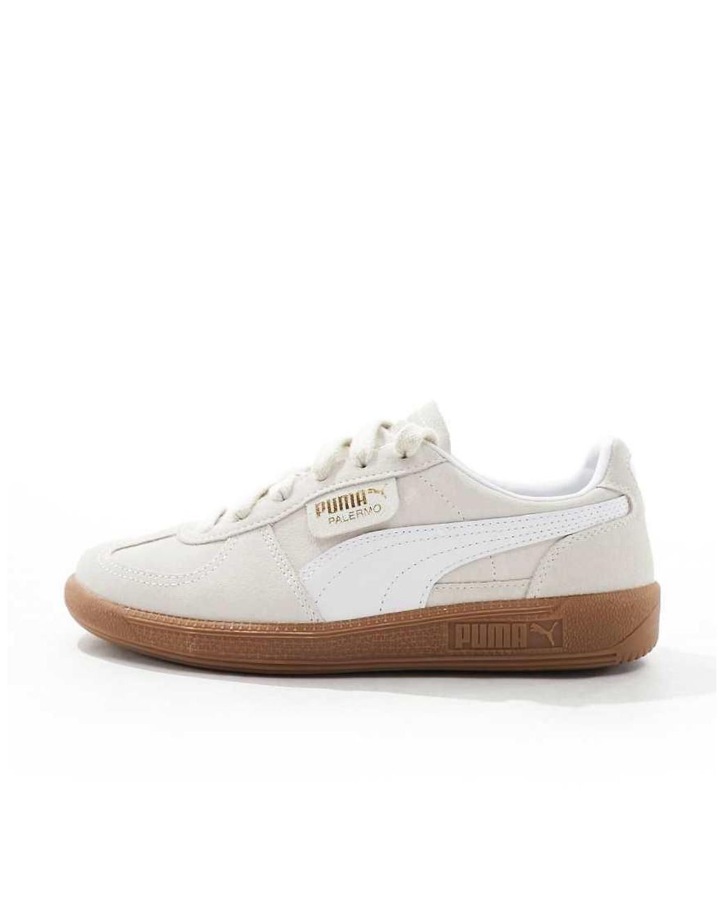 PUMA White Palermo Trainers