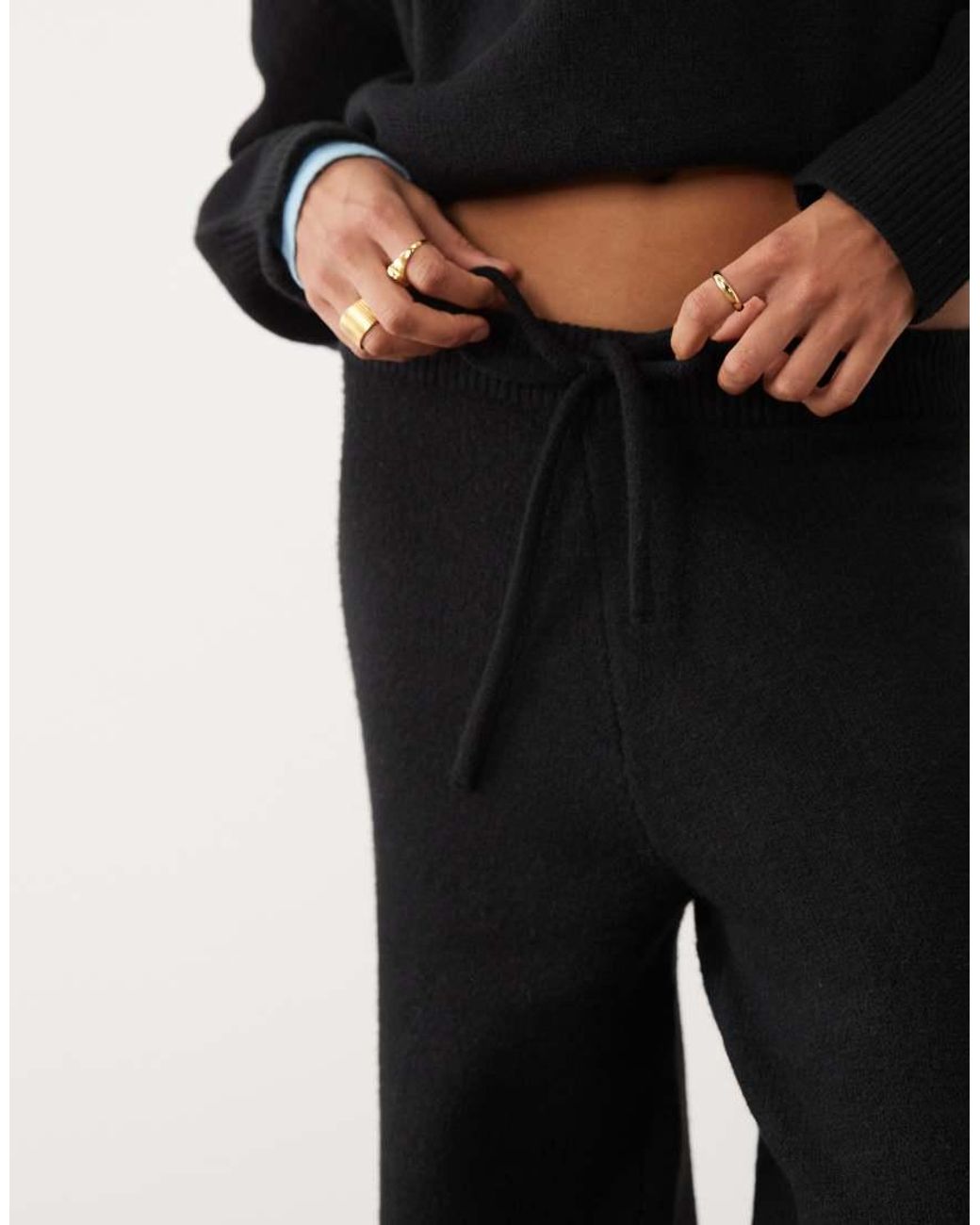 ASOS Black Wide Leg Pants