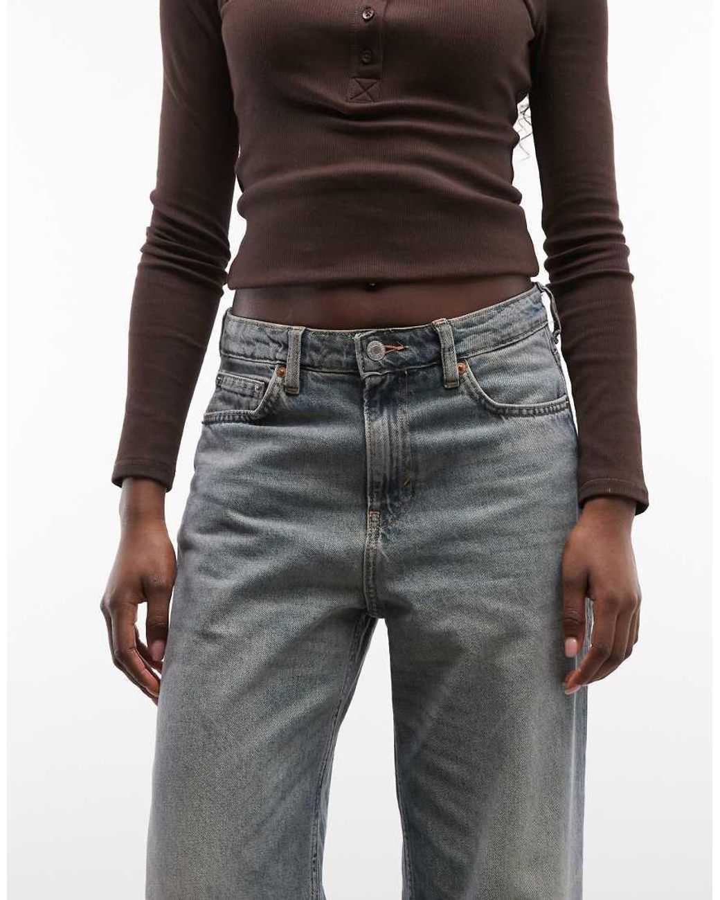 Weekday Blue Missy Low Waist baggy Fit Jeans