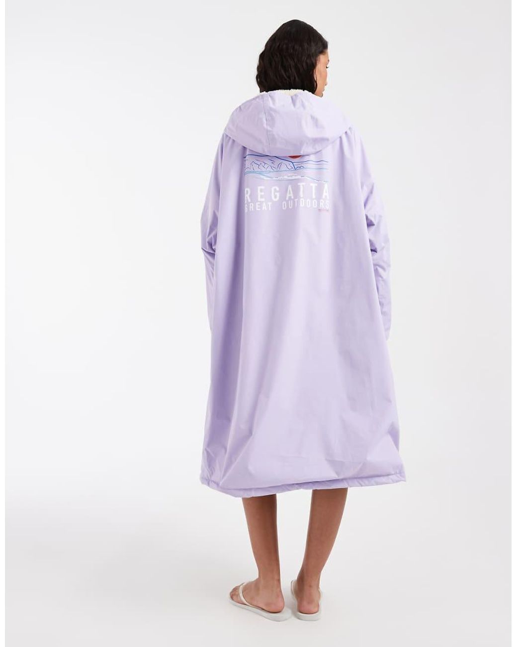 Regatta Purple Waterproof Changing Robe