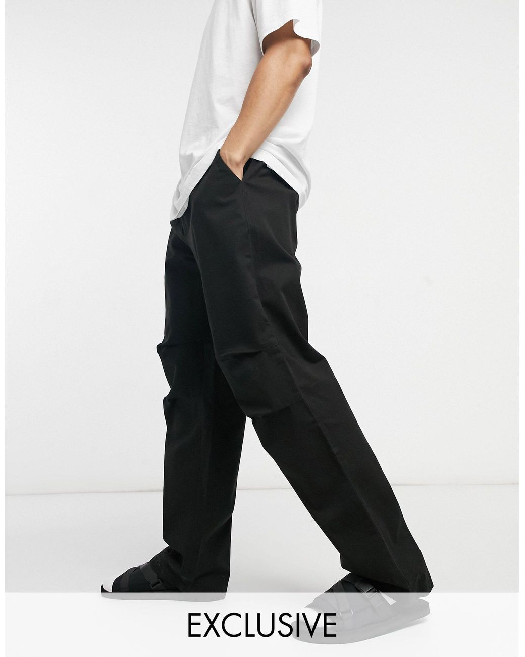 Collusion 90s baggy Pants in Black for Men